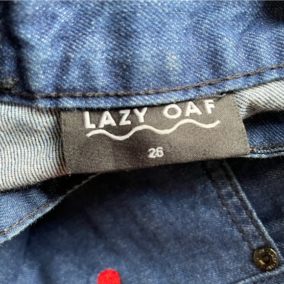 Lazy Oaf Rainbow Dotted Jeans - Picture 8 of 9
